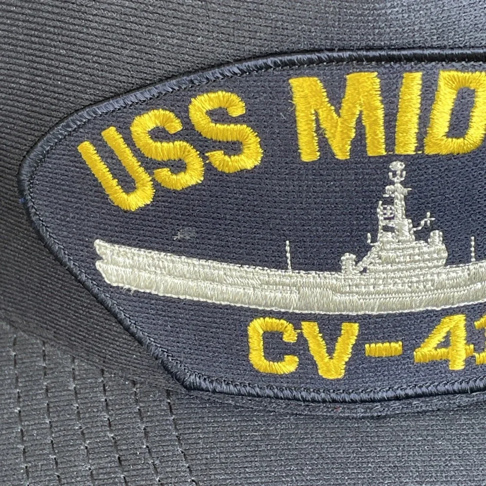 USS Constellation CV - 64 Hat SnapBack Adjustable US Navy Eagle Crest Made in US